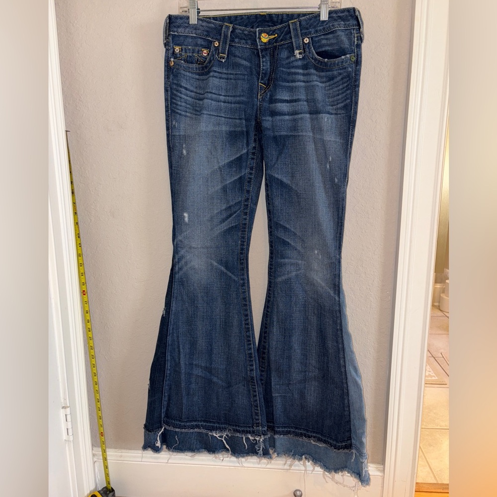 Size 31 True Religion Dark Blue Flare Jeans